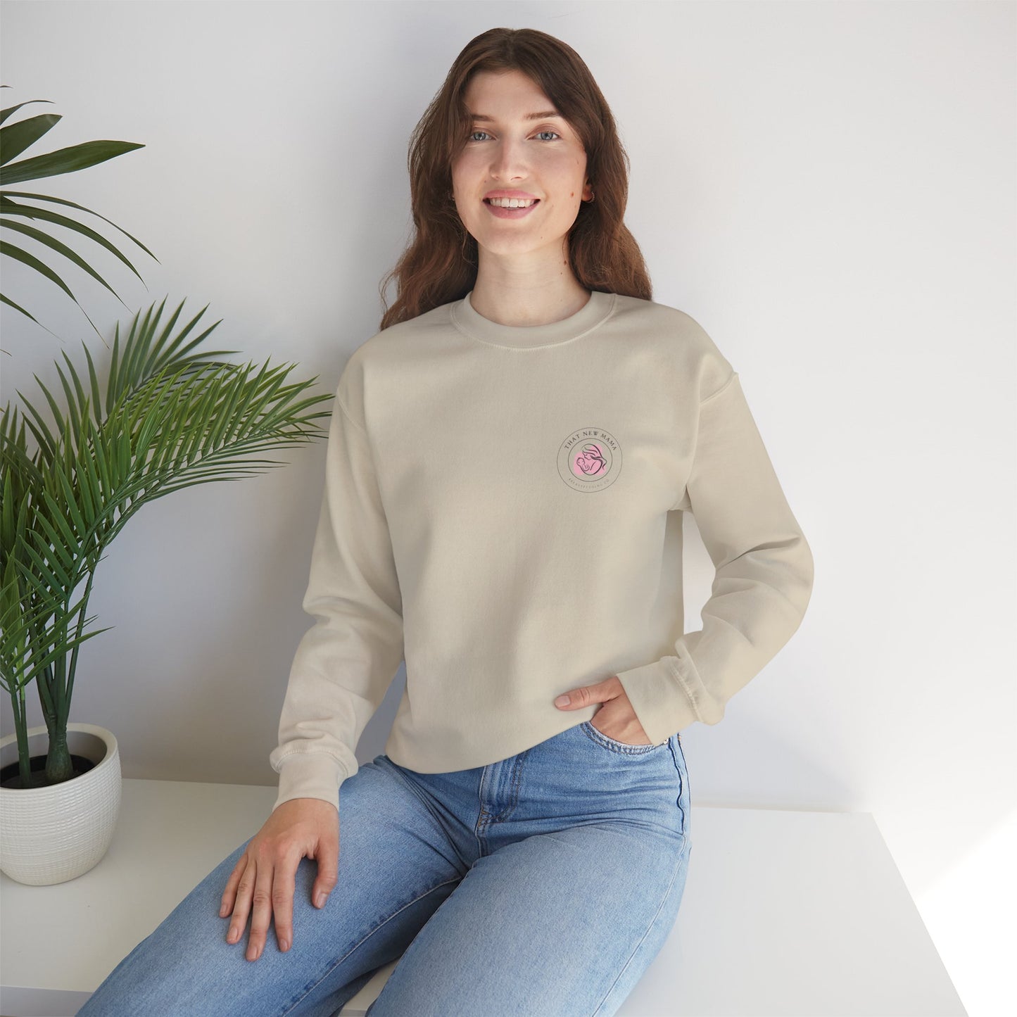 Mama’s Dairy Farm Breastfeeding Mama Crewneck