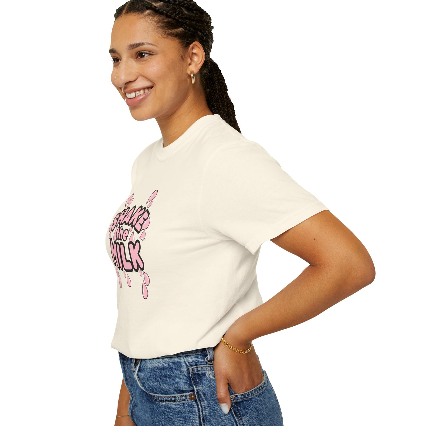 Mama Roberts Shake The Milk Breastfeeding Mama Tee