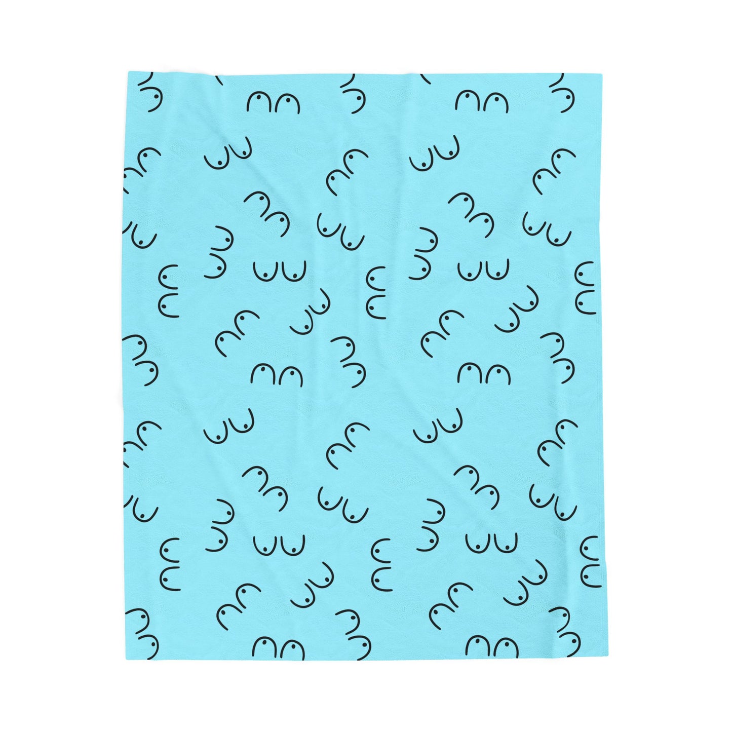 Velveteen Plush Boobie Blanket