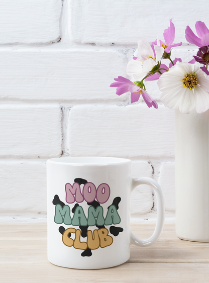 Moo Mama Club 11oz Ceramic Mug