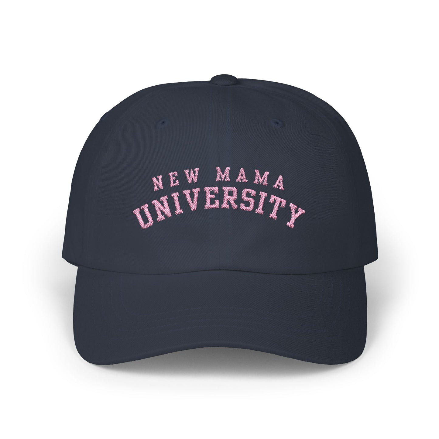 Embroidered New Mama University Mama Hat