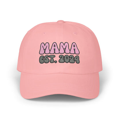 Embroidered Mama Est. 2024 Mama Hat