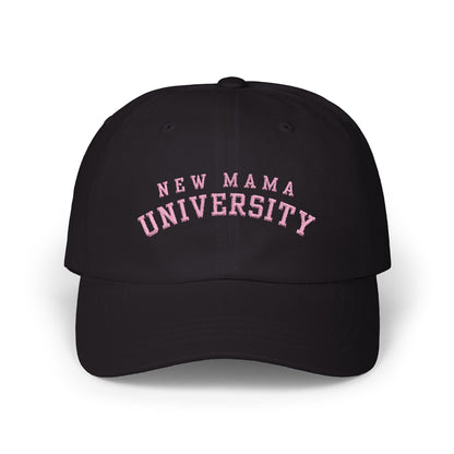 Embroidered New Mama University Mama Hat