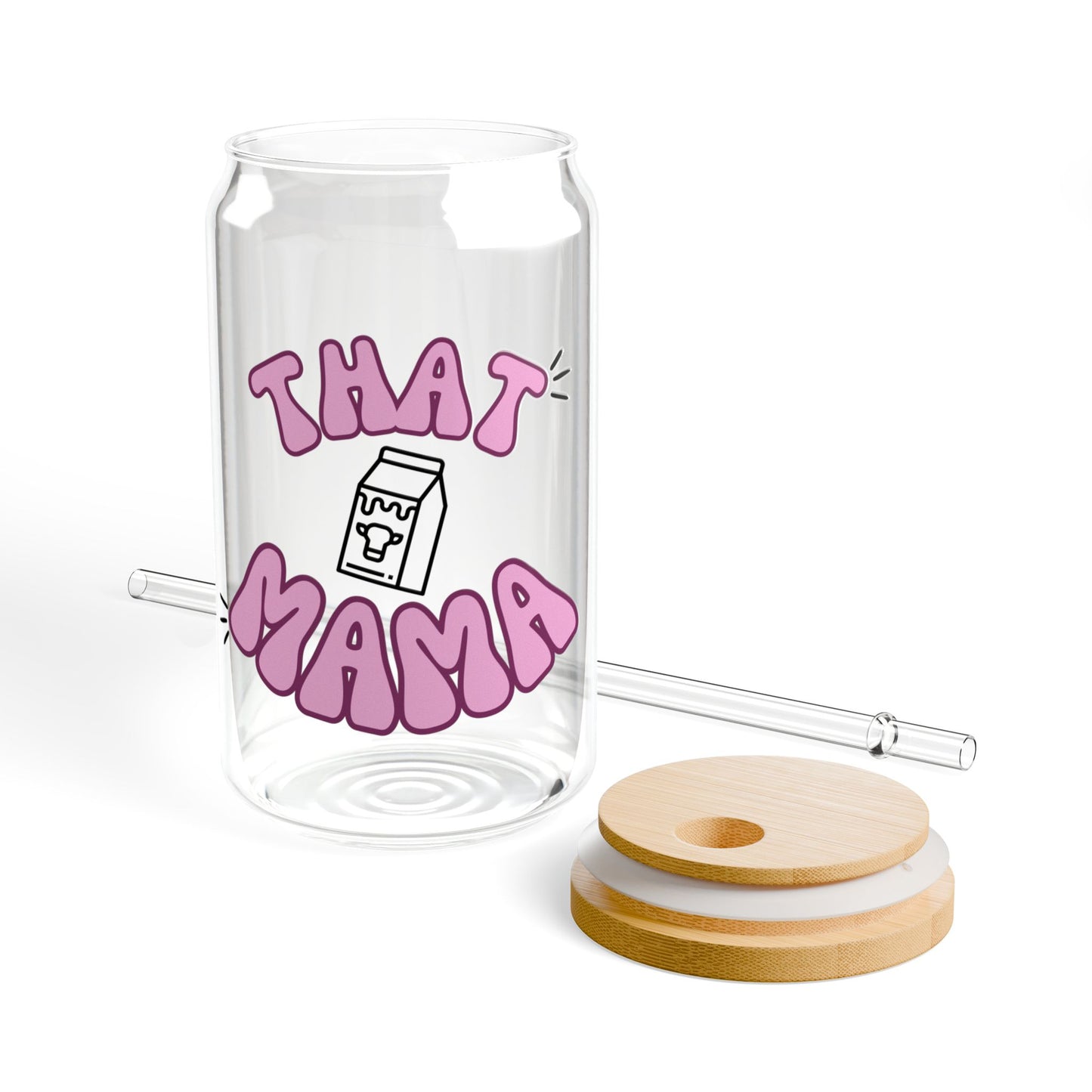 That Mama 16 oz Sipper Glass