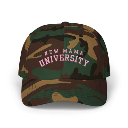 Embroidered New Mama University Mama Hat