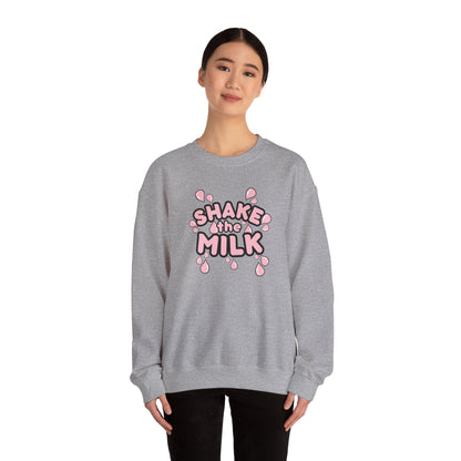 Mama Roberts Shake the Milk Breastfeeding Mama Crewneck