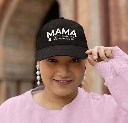 Embroidered MAMA: Mom’s Authentic Milk Association Hat