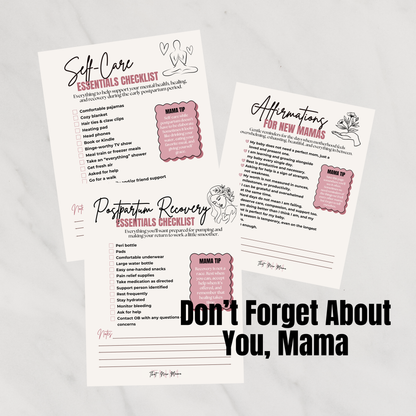 Digital That New Mama Survival Checklist Bundle