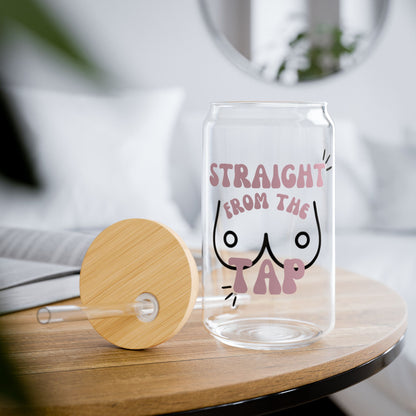 Straight From the Tap 16 oz Sipper Glass