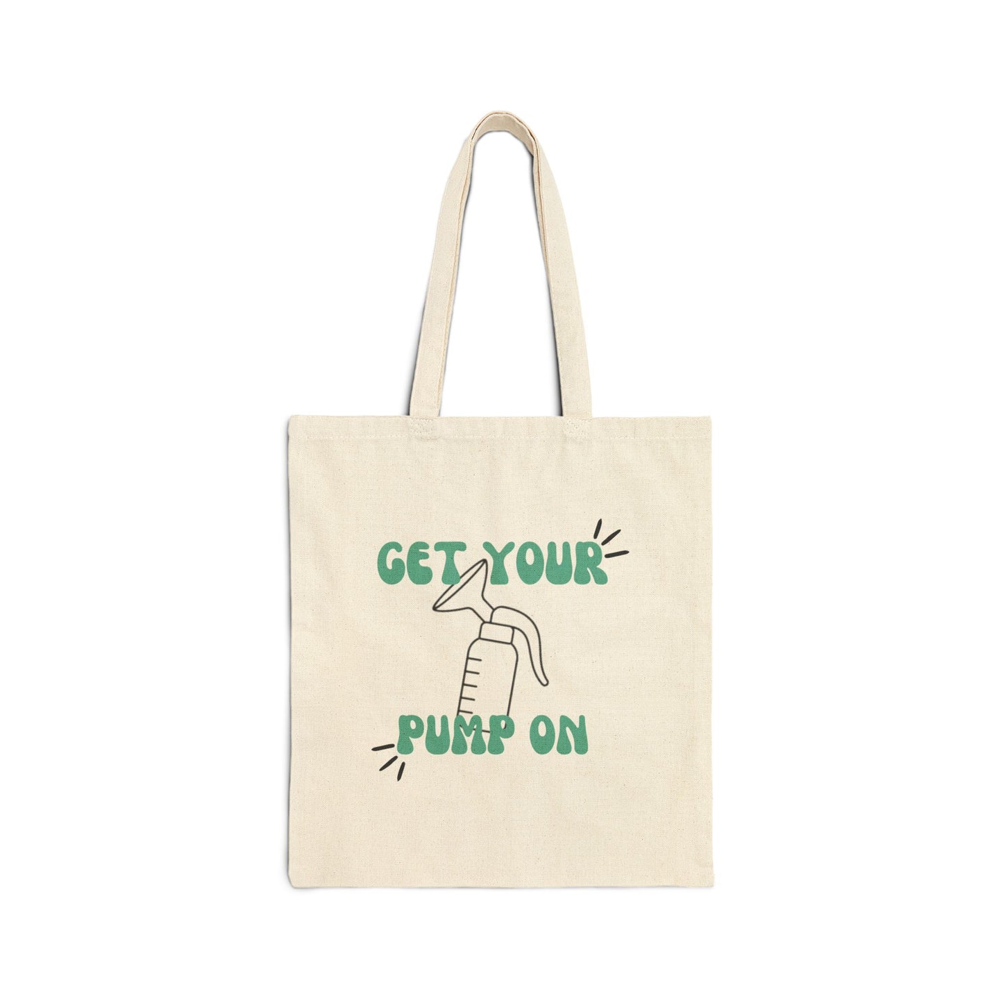 Get Your Pump On Cotton Canvas Tote Bag