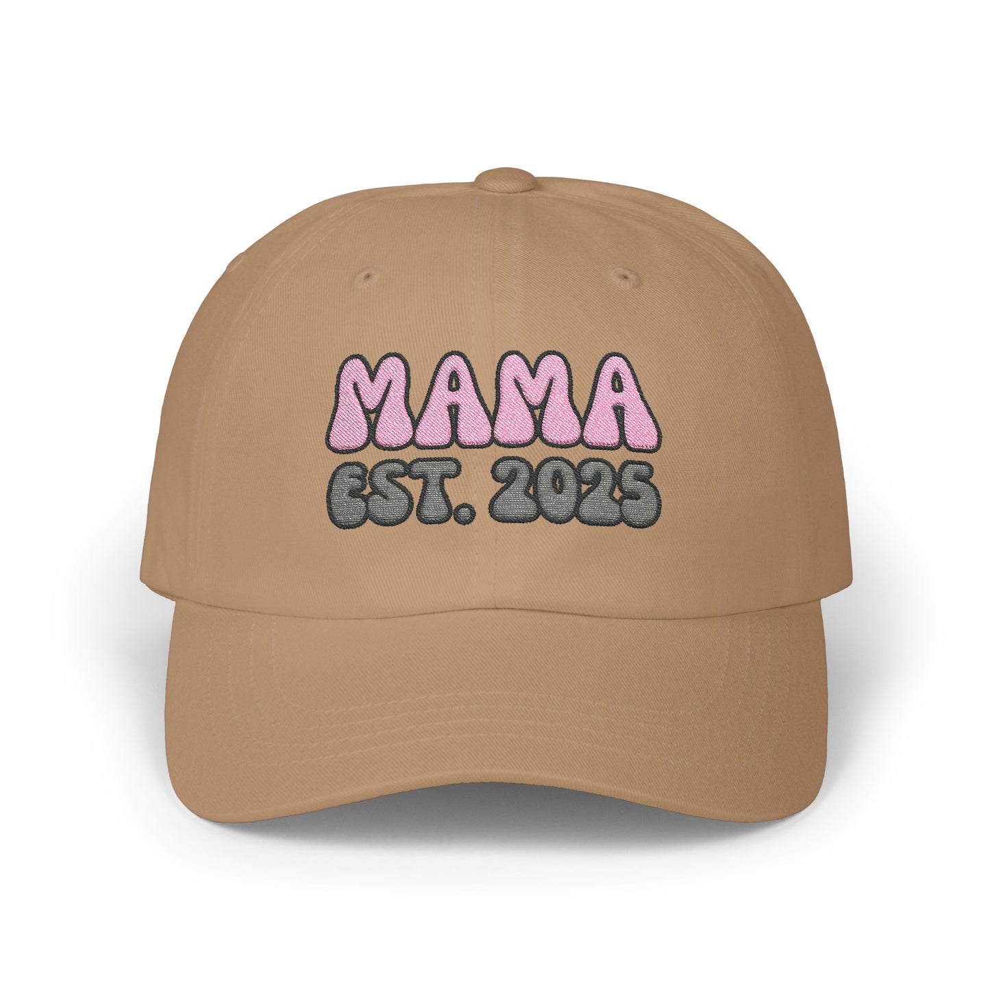 Embroidered Mama Est. 2025 Mama Hat