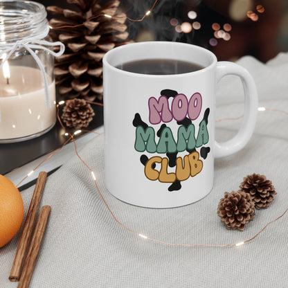 Moo Mama Club 11oz Ceramic Mug