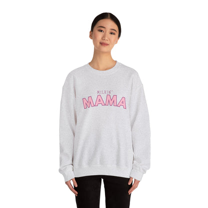 Milkin' Mama Breastfeeding Mama Crewneck