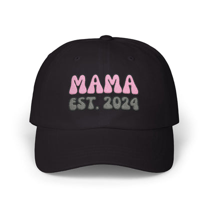 Embroidered Mama Est. 2024 Mama Hat