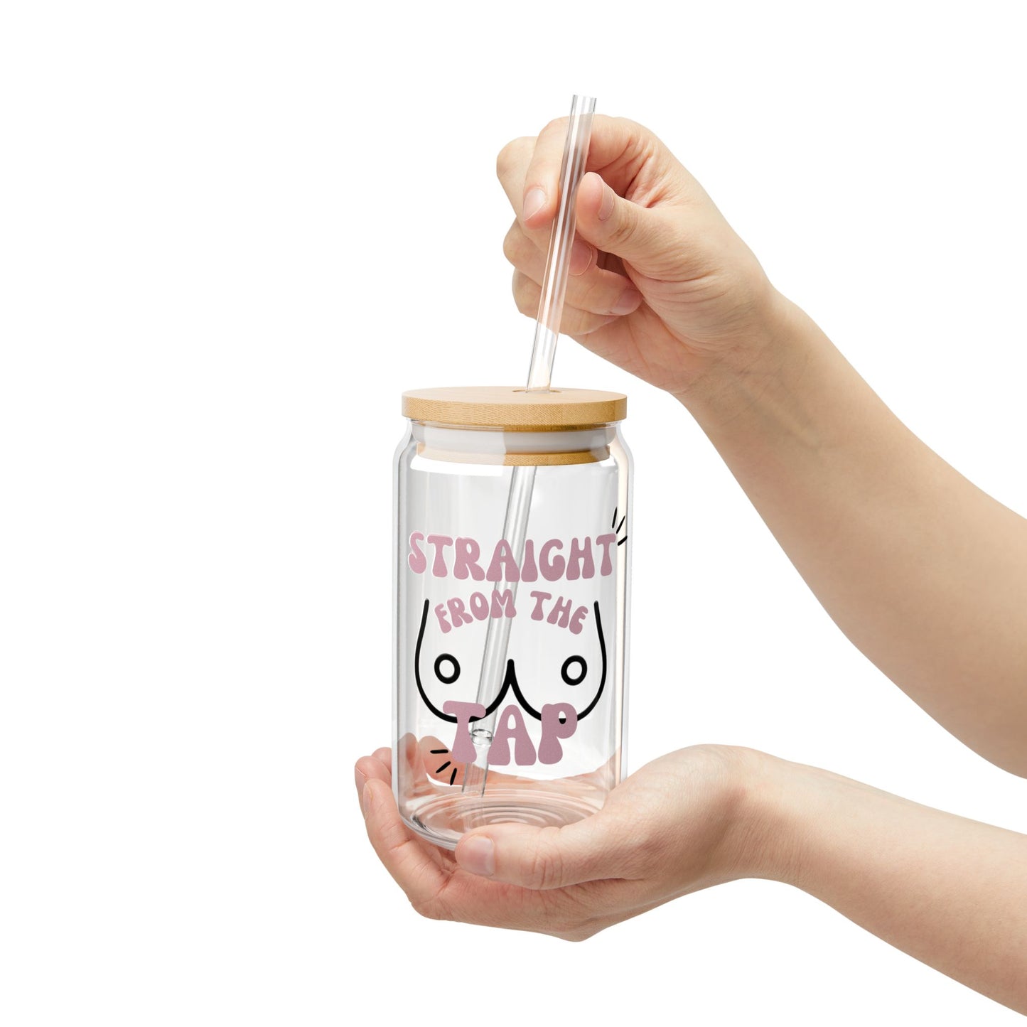 Straight From the Tap 16 oz Sipper Glass
