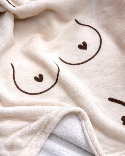 The Boobie Blanket™ Breastfeeding Plush Throw