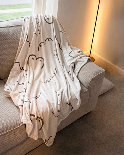 The Boobie Blanket™ Breastfeeding Plush Throw