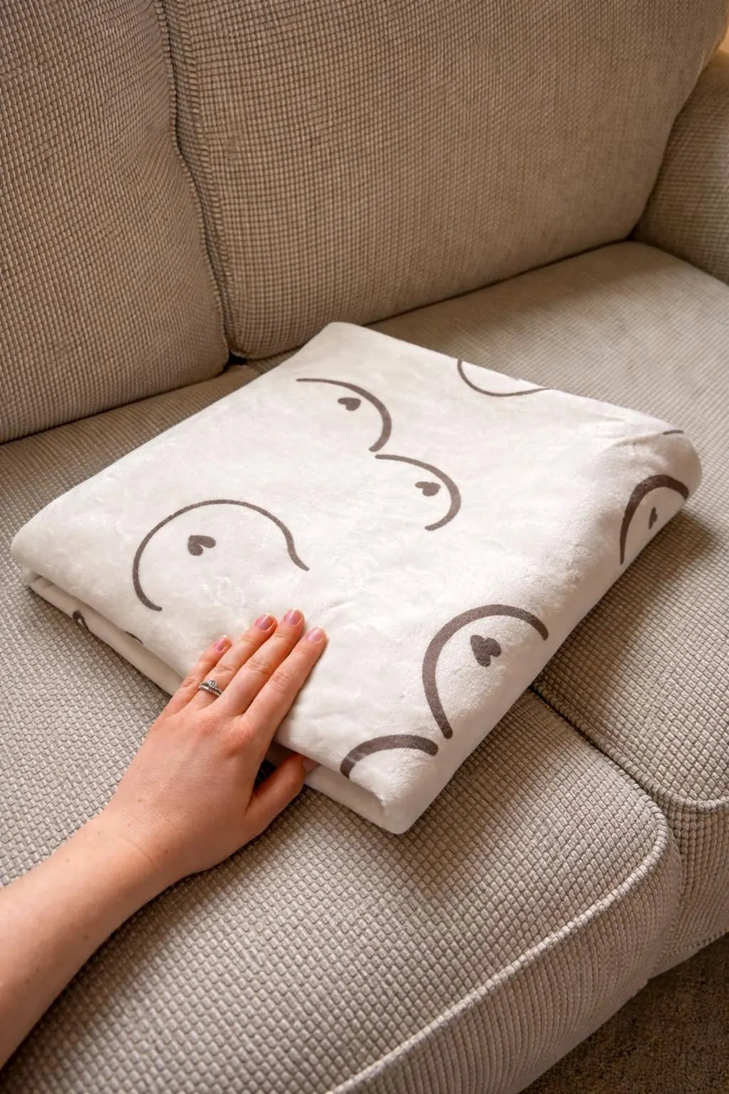 The Boobie Blanket™ Breastfeeding Plush Throw