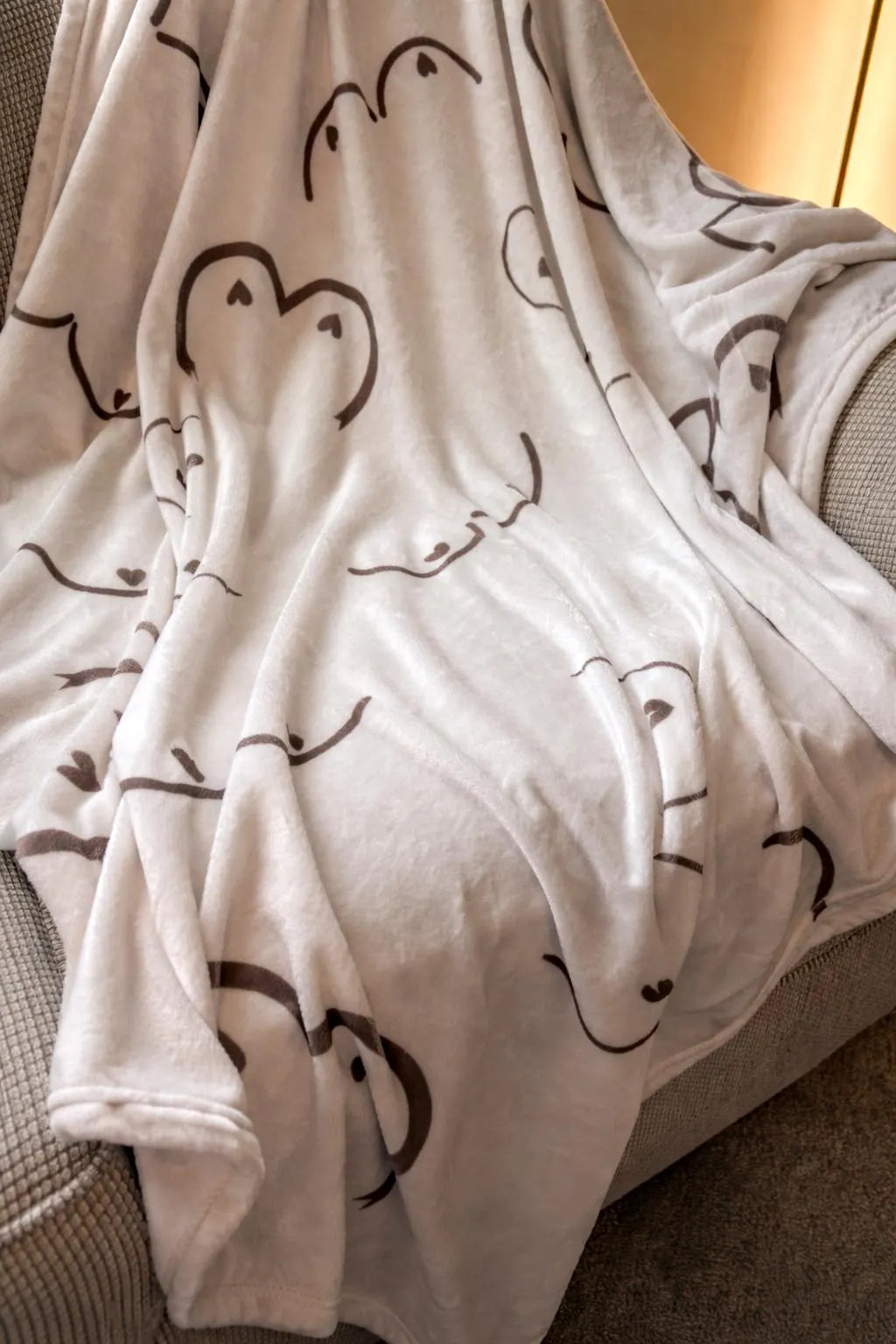 The Boobie Blanket™ Breastfeeding Plush Throw
