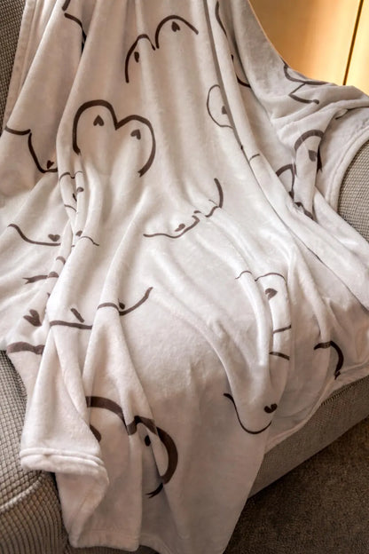 The Boobie Blanket™ Breastfeeding Plush Throw