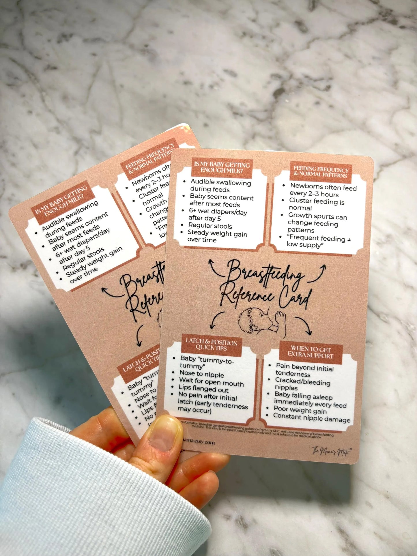 Breastfeeding Quick Reference Card