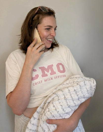 Chief Milk Officer Breastfeeding Tee
