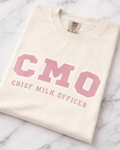 Chief Milk Officer Breastfeeding Tee
