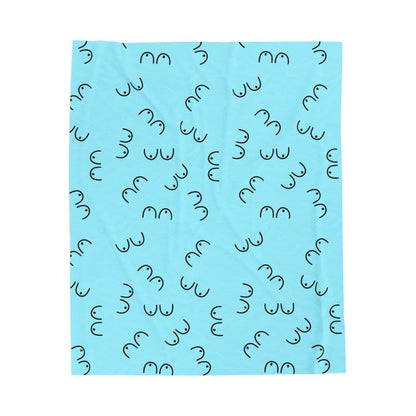 Velveteen Plush Boobie Blanket