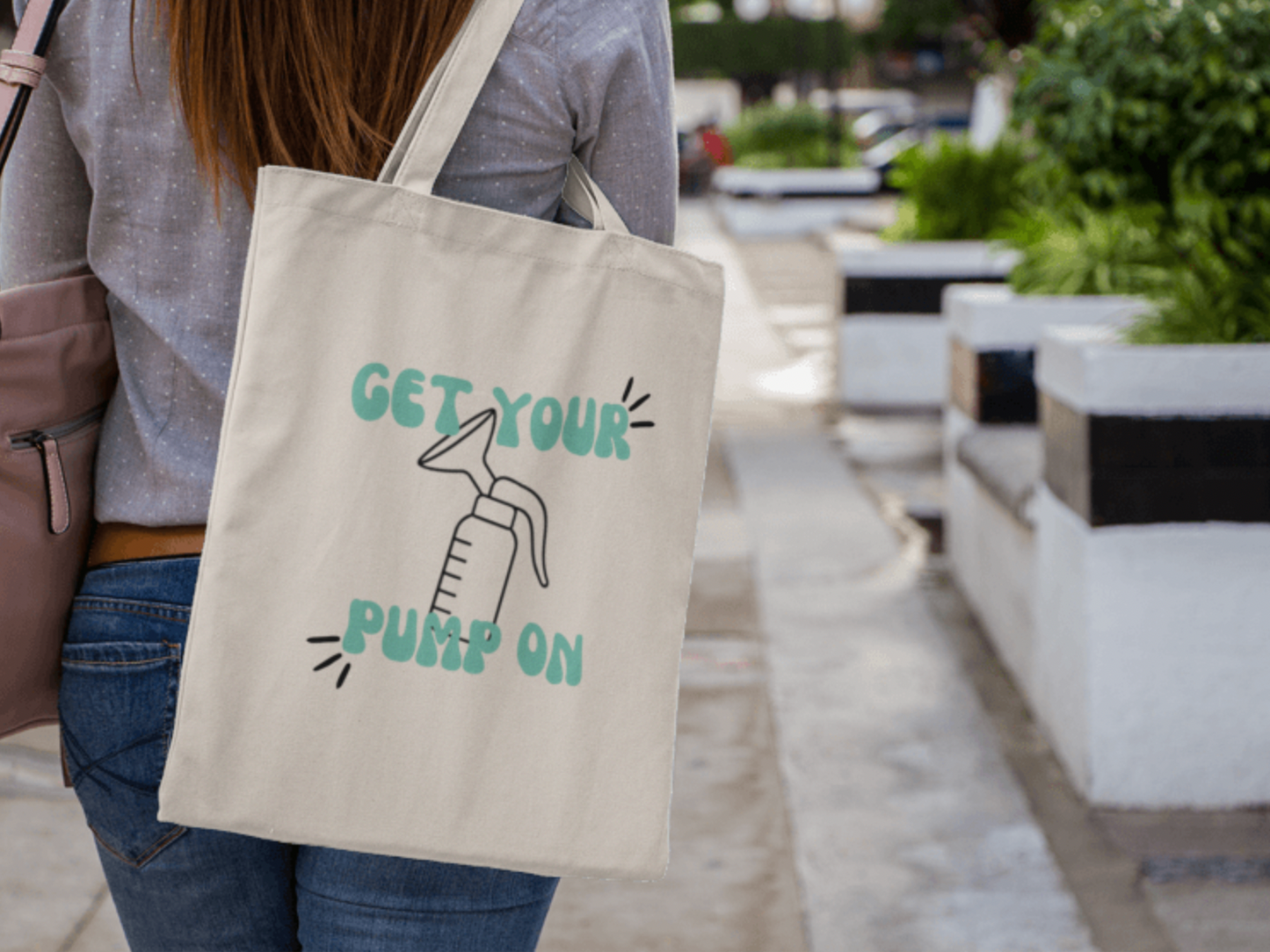 Get Your Pump On Cotton Canvas Tote Bag