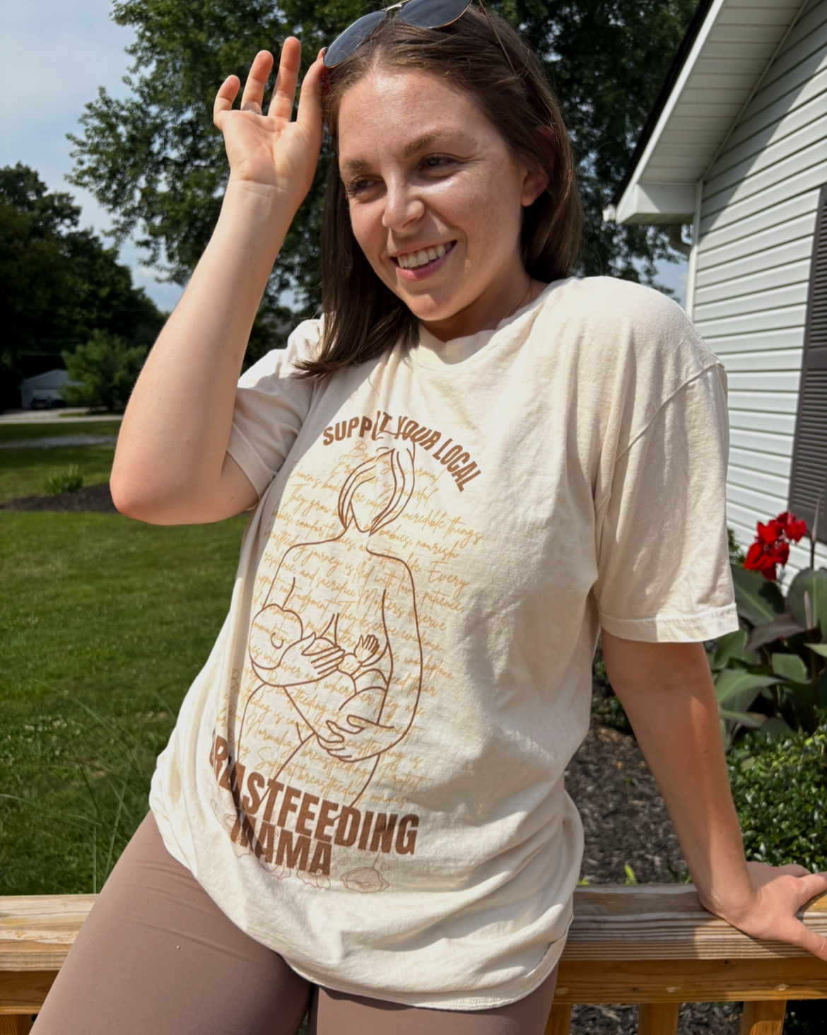 Support Your Local Breastfeeding Mama Tee