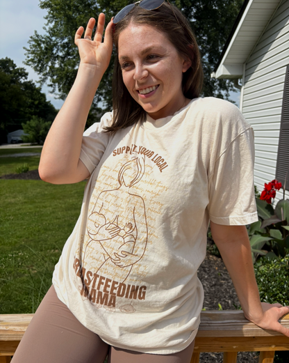 Support Your Local Breastfeeding Mama Tee
