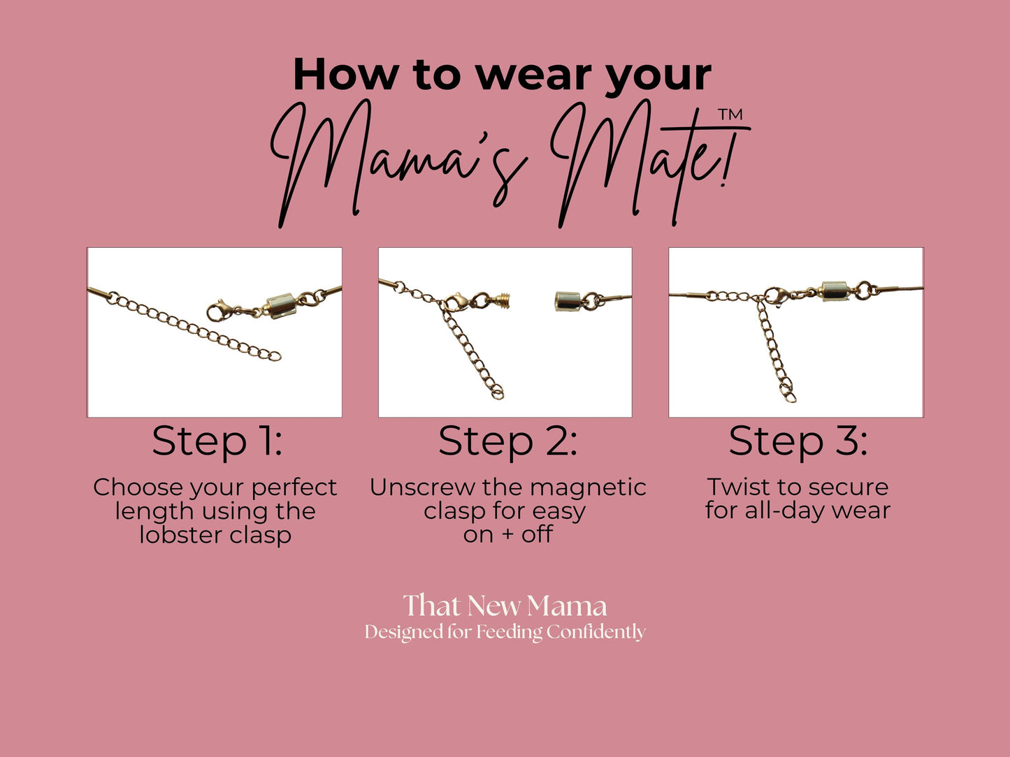 The Mama's Mate™ Breastfeeding Shirt Clip
