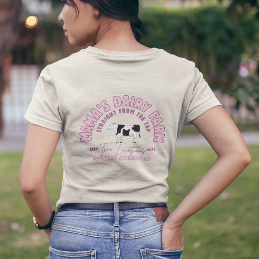 Mama's Dairy Farm Breastfeeding Mama Tee