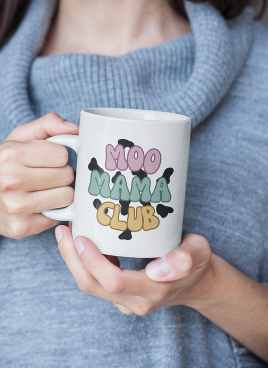 Moo Mama Club 11oz Ceramic Mug