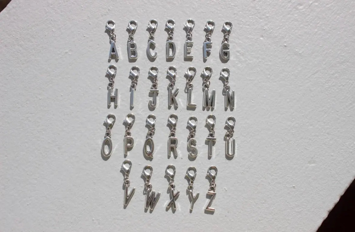 Personalized Initial Side-Reminder Charm