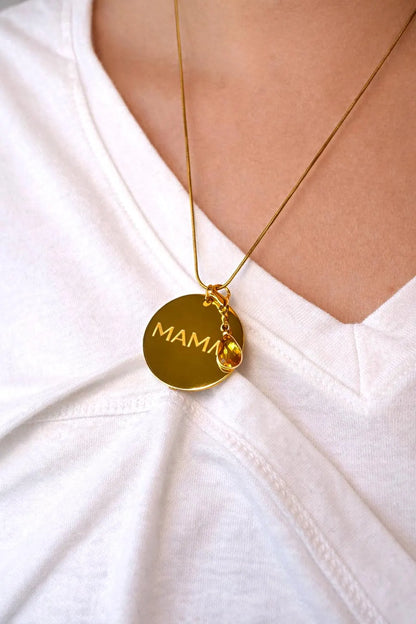 Liquid Gold Drop Side-Reminder Charm