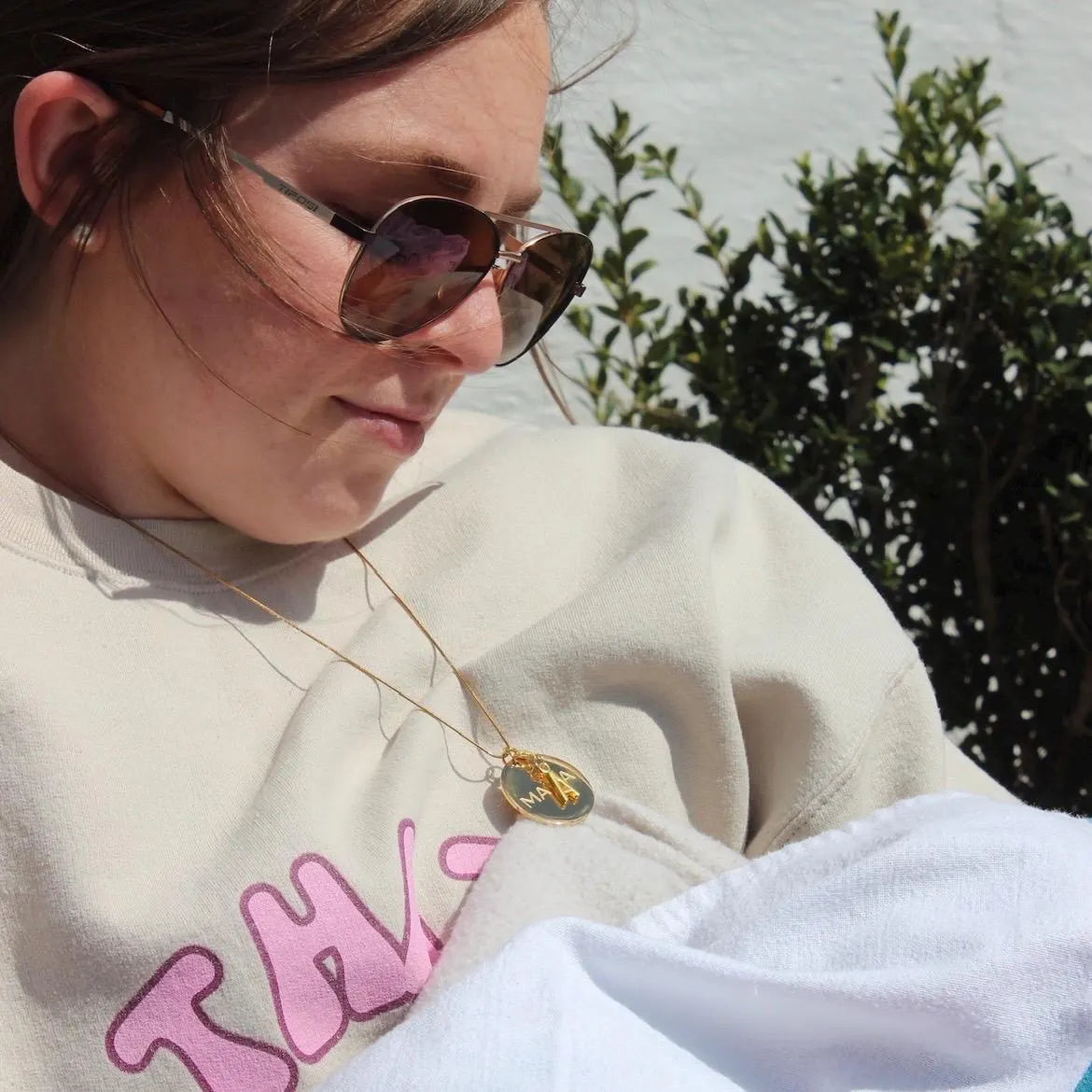 Personalized Initial Side-Reminder Charm